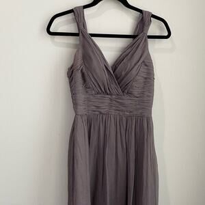 Donna Morgan Dusty Purple Chiffon Dress Sz 4